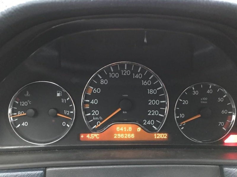 Chrome Dashboard Gauge Rings For Mercedes Benz W210 W202 1995 1999 - Image 2